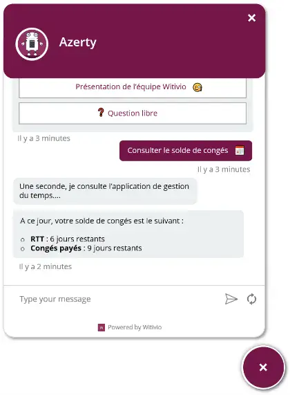 exemple chatbot connecté sirh