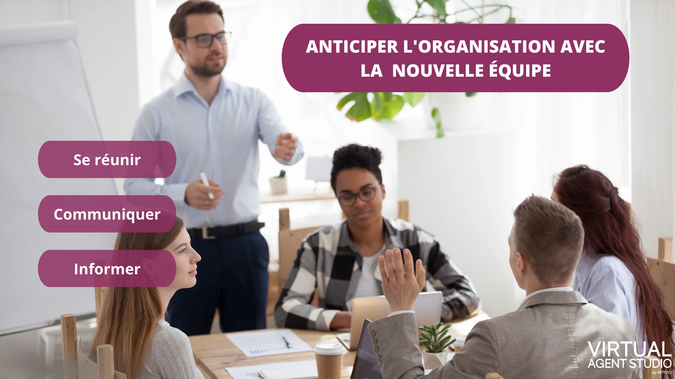 anticiper l’organisation avec une nouvelle équipe