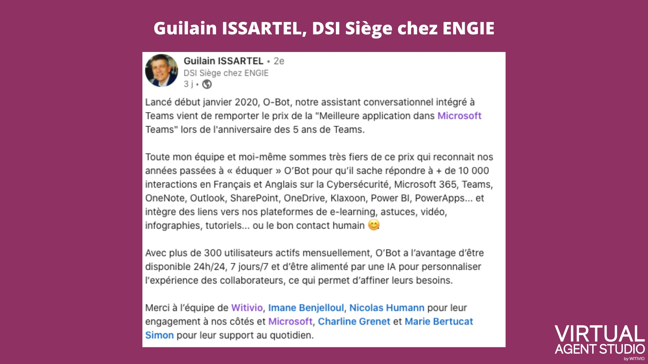 chatbot Engie DSI