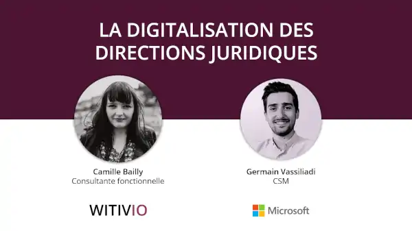 La digitalisation de la direction juridique