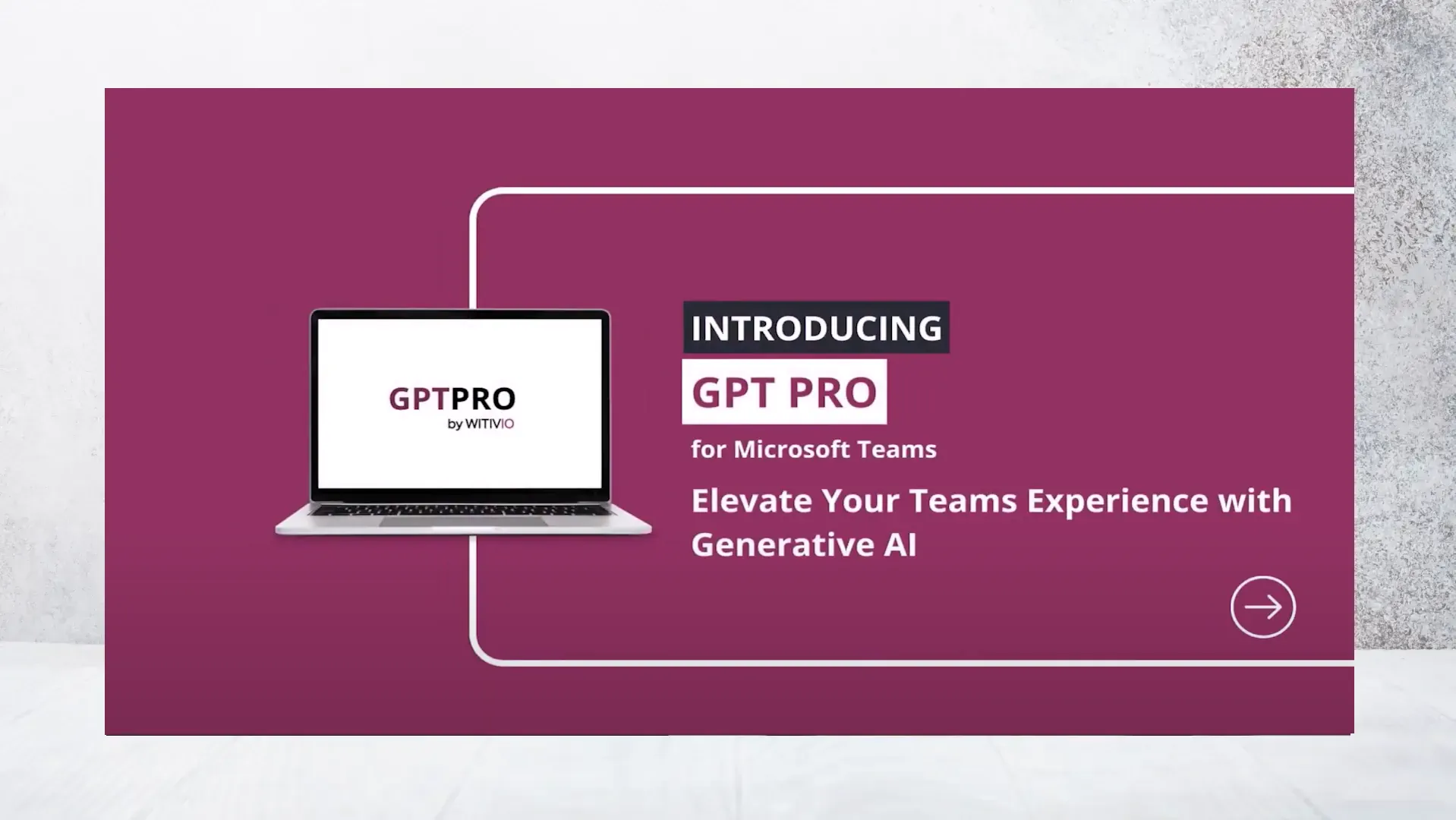 Interface GPT Pro pour Microsoft Teams